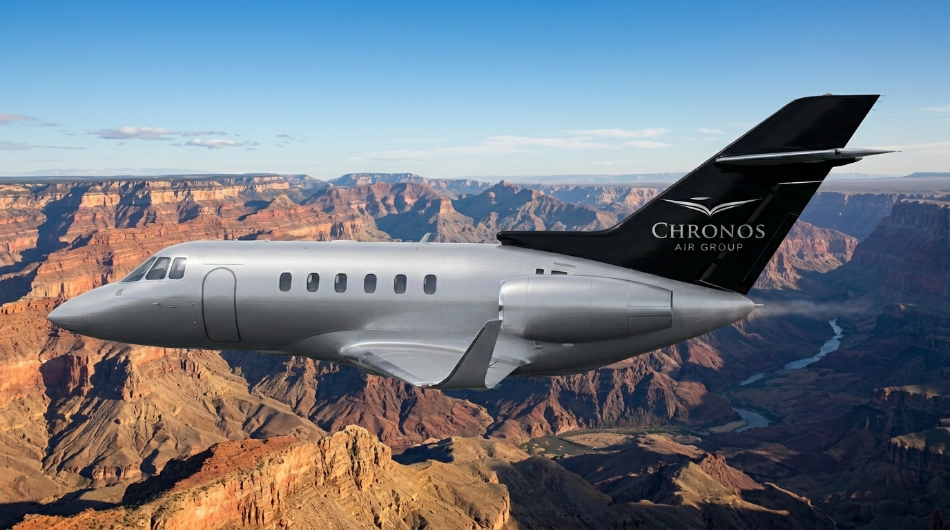 Hawker_800XP_Private_jet_charter_Chronos - Chronos Air Group Image