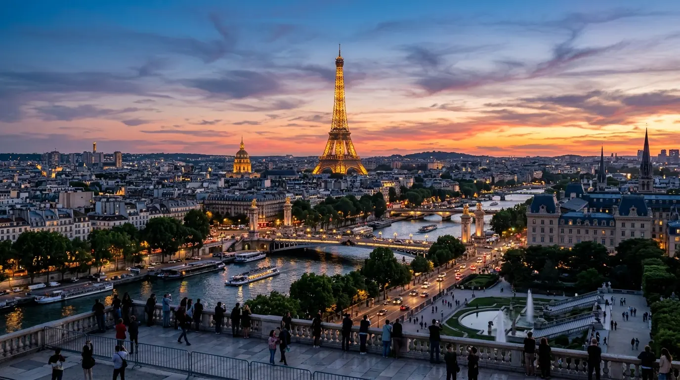 Paris private jet destination